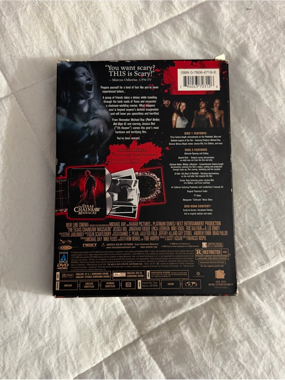 The Texas Chainsaw Masacre DVD - Picture 5 of 5
